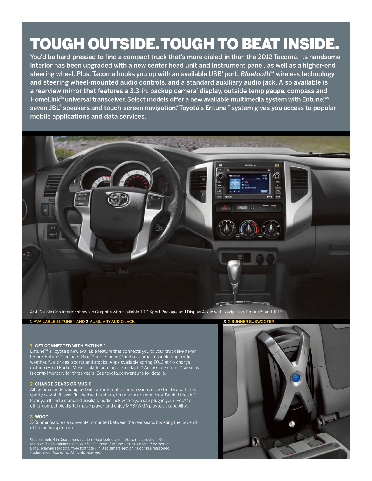 2012 Toyota Tacoma Brochure Page 13